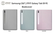 Samsung C&T | ITFIT Galaxy Tab S9 FE, Tab S9 Book Cover, ITFITCS9FE 原廠書本式保護套，Multi-angles for viewin