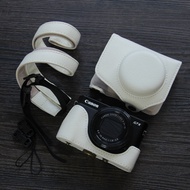 Pu Leather Camera Case For Canon Powershot G7X Mark 2 G7X II G7X3 G7X2 G7XII Digital Camera Bag Cove