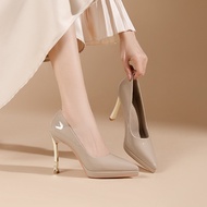 Guangzhou high-end high heels with noble gold heels, 8cm and 10cm high, double 1.5cm (HT1026-1)