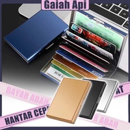 Stainless steel bank card box metal card bag card clip credit card box business card card bag