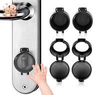 4 Pack Deadbolt Child Safety Lock, Child Proof Deadbolt Cover, Door Safety Deadbolt Lock