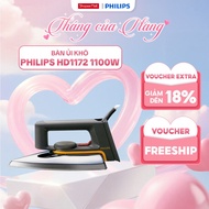 Philips HD1172 1000W Dry Iron Flat Iron - Genuine