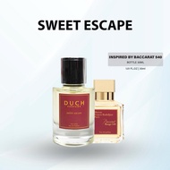 Perfume Scent Fragrance for Unisex Sweet Escape By Baccarat 10ml & 30ml