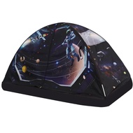 Bed Tent for Twin Kid Bed Tent Play Tent for Boy and Girl Easy Set-Up Tent Dark planet and Dazzling 