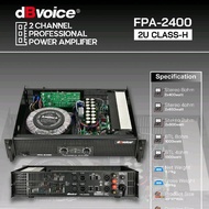 Power Dbvoice FPA 2400 Original Amplifier Dbvoice FPA-2400 Class H 2U