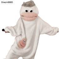 Funny Kids Onesie Kids Onesie Pajamas Funny Big Mouth Hooded Onesie Pajamas for Kids Adults Cozy Fle