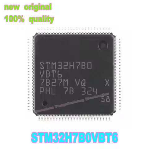1pcs 100% Brand new original STM32H7B0VBT6 STM32H7B0 LQFP-100 ARM Cortex-M7 32-bit microcontroller M
