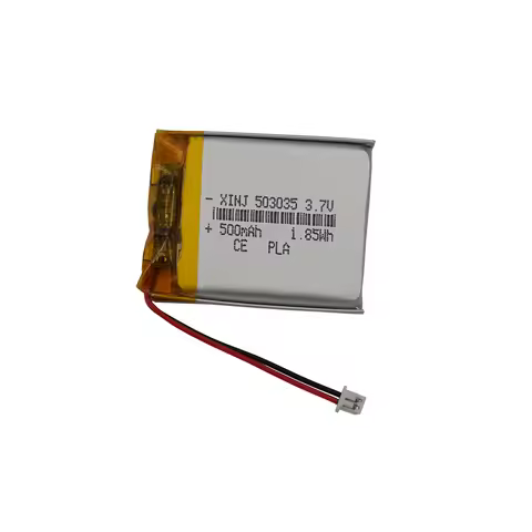 3.7V 500mAh 1.85Wh Polymer Li Lithium Battery 503035 JST 2pin 1.25mm Connector For GPS Baby Camera M