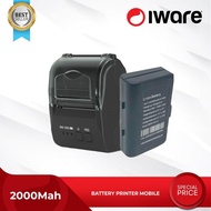 BATTERY PRINTER MOBILE KASIR BLUETOOTH ZJIANG ZJ 5809 5809II 2000MAH - BOSS SHIP