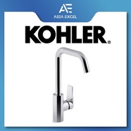 KOHLER TAUT K-21369T-4-CP CHROME J SPOUT KITCHEN SINK MIXER