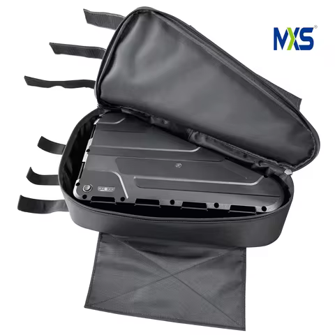 Bicycle Triangle Bag With 48V 52V 72V E-Bike Battery Case Fit 84PCS21700 Cells Electric Bicycle Tria