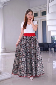 KSO BATIK /ROK BATIK SOLO TRUNTUM KAWUNG / ROK BATIK SOLO BAHAN KATUN TEBAL / rok batik model klok