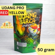 El Barca (NEW) UDANG BARCA PRO Red Yellow 50 gram | Pakan Channa