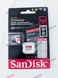 包郵 全新行貨 256GB Sandisk Extreme A2 V30 U3 UHS-I MicroSDXC 記憶卡