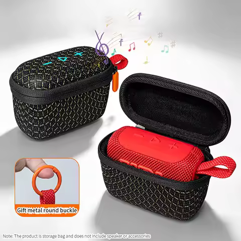 Portable Speaker Bag for JBL GO5 Speaker Sound Permeable Bags GO 5 Travel Carrying Transparent Case