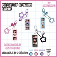 GANTUNGAN KUNCI CORTIS - KEYCHAIN AKRILIK CORTIS - PHOTOSTRIP KEYCHAIN CORTIS - KENONO, PINK