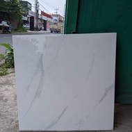Granit Lantai 60x60 putih motif carara