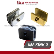 [u3F 3 COLORS] High quality U-shaped glass clamp for 3cm stainless steel 304 tempered glass 8-12mm g