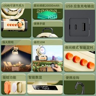 New B08Camping Rechargeable Long Battery Life Sports Outdoor Fan High Wind Power Stepless Speed Regu