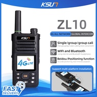 KUSN Zello Walkie Talkie ZL10 Global 4G wifi Network Radio walkfleet walkie talkie Long Range 5000KM