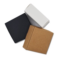 20 Sizes Black/White/Kraft Paper Carton Box DIY Handmade Soap Packaging Box Jewelry Storage Cardboar