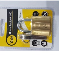 Yale 30MM PADLOCK/YALE 30MM/YALE BRASS PADLOCK 140v140.30 Get It Right Away!!