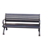 Kerusi Taman Luaran Kerusi Panjang Kerusi Sandaran Seni Besi Kerusi Santai Luar Ruangan Halaman Alum