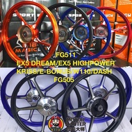 SPORT RIM HYLOS/ENKEI/KINGDRAG/MAGICBOY  FG505/FG511 EX5DREAM/EX5 HIGHPOWER/KRISS ONE/W110/E-BONUS/Y