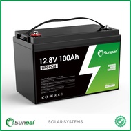 Sunpal 12V 100AH LiFePO4 Battery