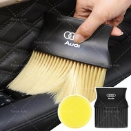 1/2pcs Soft Hair Car Air Outlet Clean Brush Car Gap Dust Brush for Audi A4 B8 A3 8P 8V S3 A5 A6 S6 C