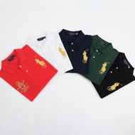 Original Ralph Lauren Polo Shirt Classic Embroidery Short Sleeve Business Casual Men Polo Shirt Baju