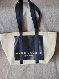MARC JACOBS 米白色帆布肩背大托特包 Tote bag