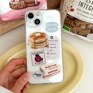 iPhone 16/15/14/13/12/11/XS/XR/7/8/SE2/SE3 Pancake Transparent Phone Case