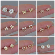 925 Silver Stud Earrings Opal Pearl Earrings Simple Mini Earrings Earring Gift
