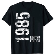 Awesome 41th 41 Years Retro Vintage 1985 Printed Birthday Gifts Man TShirts Cotton Streetwear Hip Ho