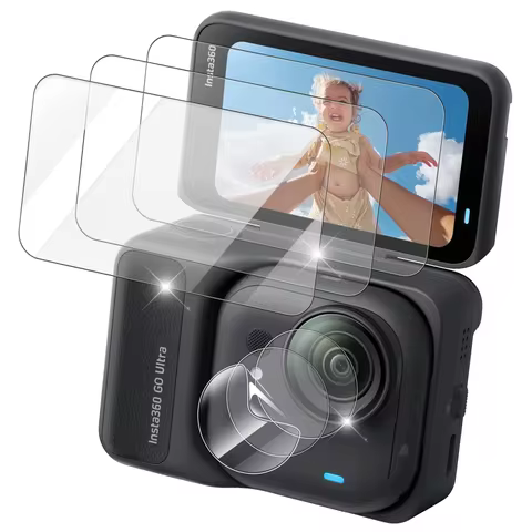 9H Tempered Glass for Insta360 Go Ultra HD Ultra-Clear Camera Lens Screen Protector Film for Insta 3