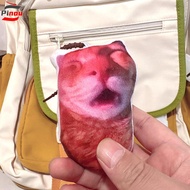 PINOU Vocal Cat Meme Keychain, Electric Funny Oiiai Cat Pendant, Exquisite Creative Kitty Plush Huh 