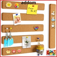 ADDOM Pushpin Cork Board, Frameless Removable Self Adhesive Cork Board, Multifunctional Cork Materia