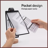 SVIAO Solid BeechWood Page Turning Menu Stand Menu Holders Menu Racks Loose Leaf Ads Display Bo