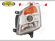 ไฟหน้า Isuzu Dmax ปี 2007 - 2008 รุ่นโปรเจคเตอร์ ไฟมุมสีส้ม อีซูซุ ดีแมก ดีแม็ค ดีแม็ก Dmax D-max ไฟ