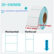 ✆✻Thermal Printer Sticker Paper Waterproof Label Barcode Roll A6 30 x 20 40 50 60 80 100