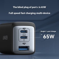 Anker 100W อุปกรณ์ชาร์จ GaNอุปกรณ์ชาร์จโทรศัพท์ในรถยนต์หัวชาร์จเร็ว PD เหมาะสำหรับ IPhone16/15แอปเปิ