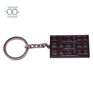 Time Circuit Keychain Movie Keychain Science Fiction Comedy Movie Interesting Keychain Movie Periphe