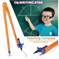 Plastic Compasses Math Teaching Tool Large Practical Geometry Drawing Tool Chalk Marker Compass 1pc