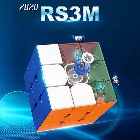 2020 Moyu RS3 M Magnetic 3x3x3 Speed Magic Cube MF RS3M Puzzle Cube Magnet 3x3 RS3M UV Magico Cubo