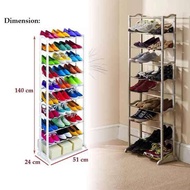10 layers shoe rack 30 parirs space saver shoe tower storage organizer storage shelf