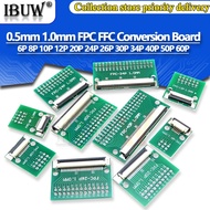 1pcs FPC FFC 0.5MM 1.0MM Pitch Conversion board DIY PCB board 6P~60P connector For Cable transfer