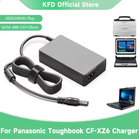 16V3A 48W 3.5×1.35mm For Panasonic Toughbook CF-XZ6 Laptop Charger AC Portable Power Supply Cable Al