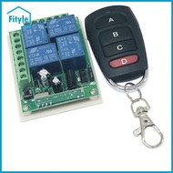 4 CH RF Remote Control Switch 433mhz Transmitter with
