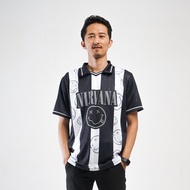 NIRVANA JERSEY BAND JERSEY/ KURT COBAIN T-SHIRT/ CASUAL JERSEY/ RETRO JERSEY/ OFFICIAL 0NIKU/